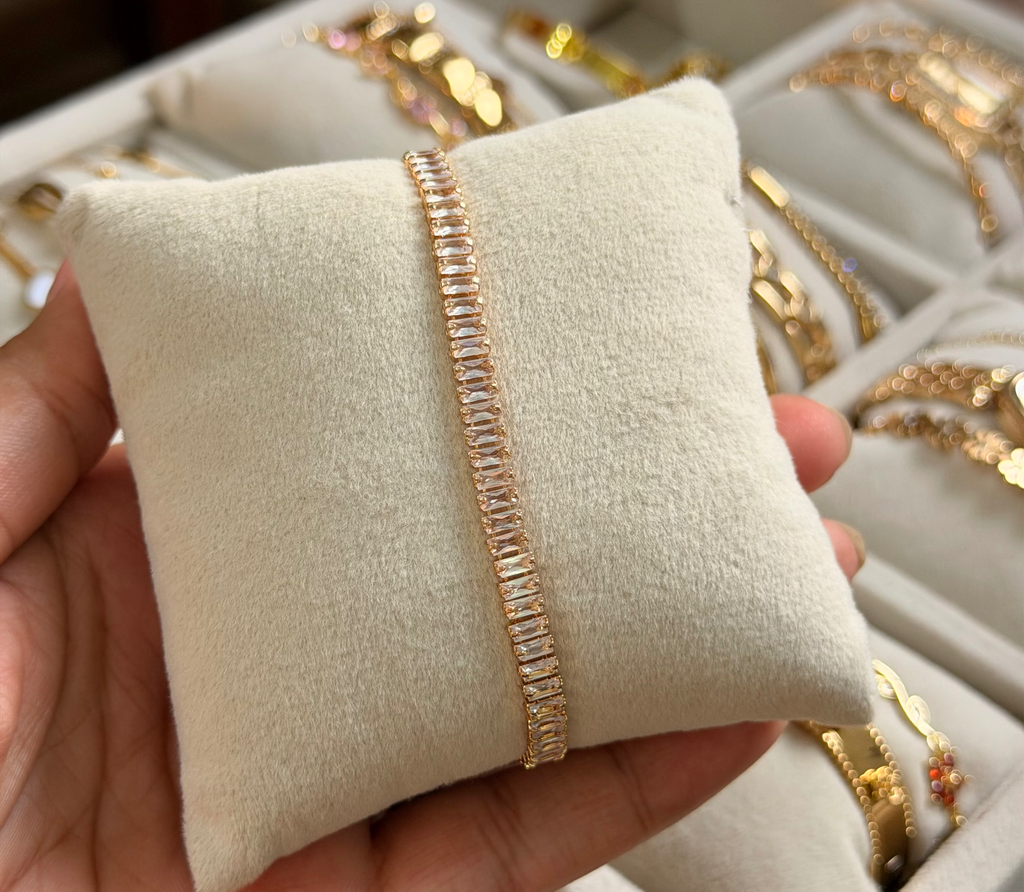 Rose Gold Tennis Bracelet