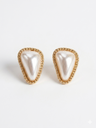 Baroque Pearl Stud Earrings