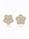Flora CZ Stud Earrings