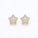 Pave Star Stud Earrings