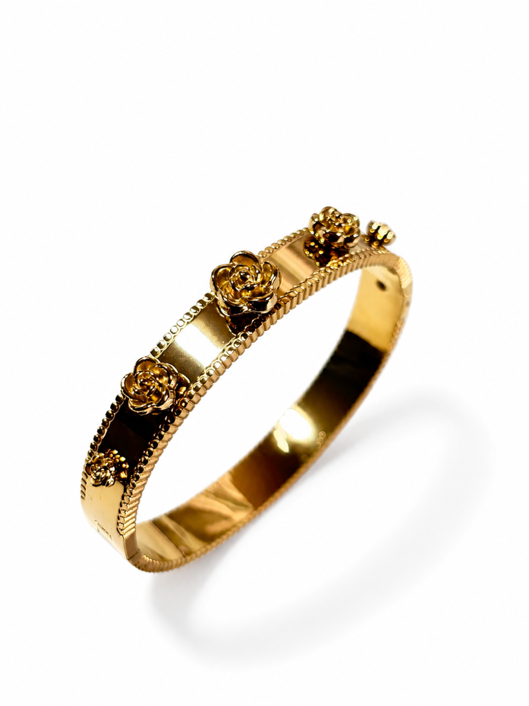 Camellia Bangle Bracelet