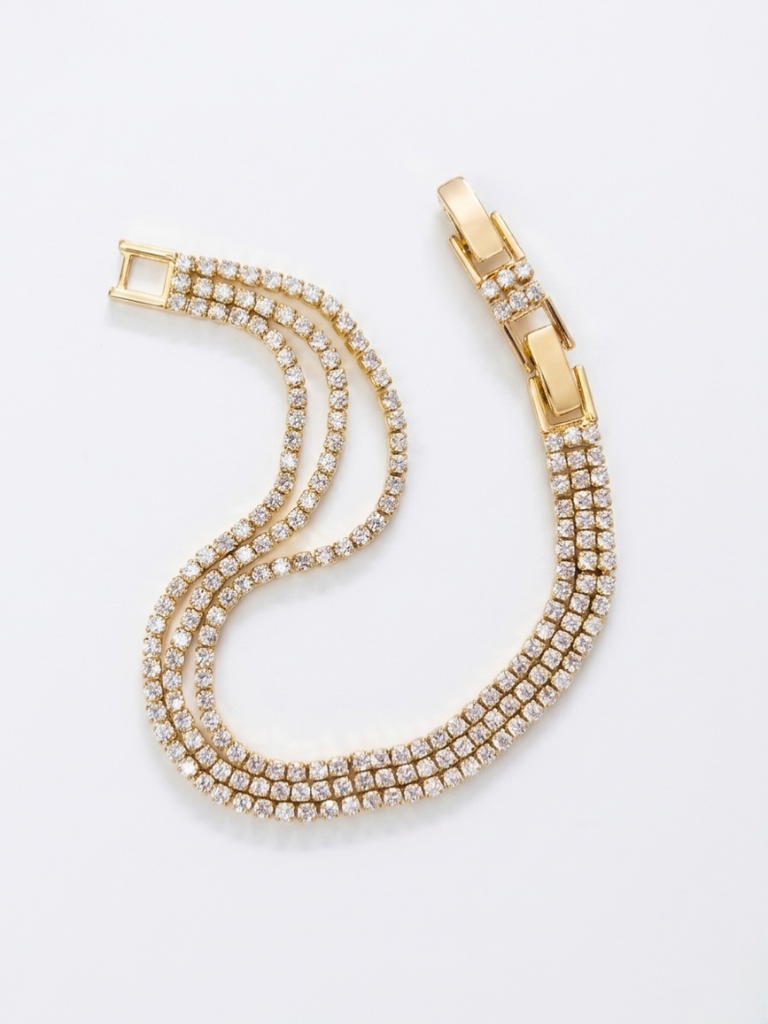 Tennis Bracelet | Three Layer